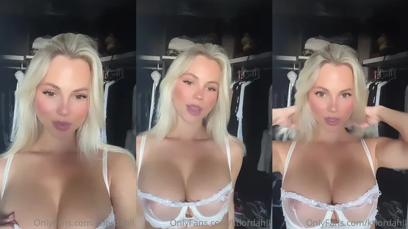 Kt Lordahl Teases her Huge Tits in Nude OnlyFans Video Exposed