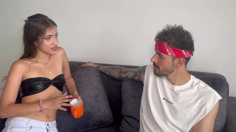 I teach my best friend from college how to fuck