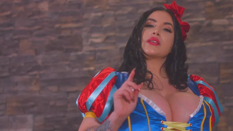 Korina Kova Teases in Snow White Cosplay Video