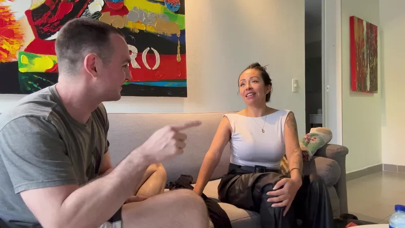 Behind the Scenes with Latina MILF, Mariana Sandoval, and Andres Acosta