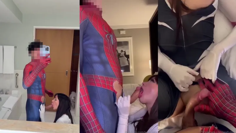 Waifumiia Spiderman Bangs Gwen Stacy In This Steamy Pussy Pounding Video