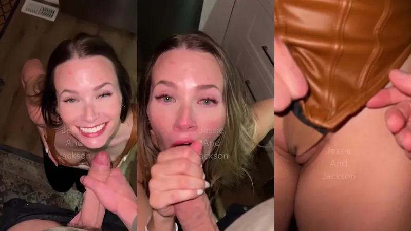 Jessie And Jackson Drunken Cock Tease After Night Out