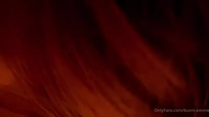 Bunni Emmie slurps dick like crazy teasing a steamy cumshot swallow video
