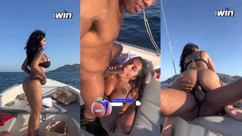 Yasmina Khan Teases Cock On A Boat With Troy Francisco In Amateur Video