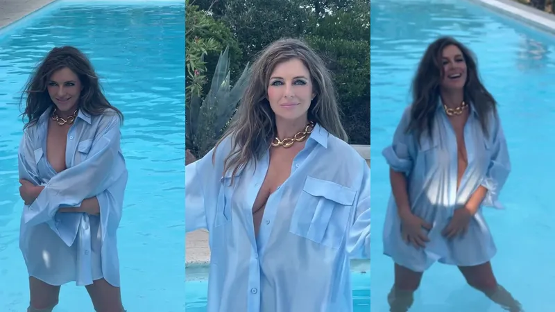 Elizabeth Hurley Teases In Leaked Instagram Video