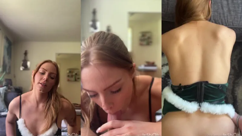 Theivoryfox Stars in Steamy Christmas BG Fuck Video