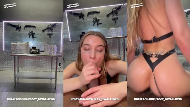 Izzy Deepthroats Guns Cash In Leaked Sextape Video