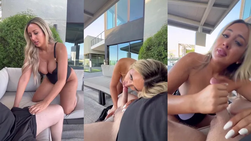 Lexis Wilson Teases Cock Outdoor POV Blowjob Video