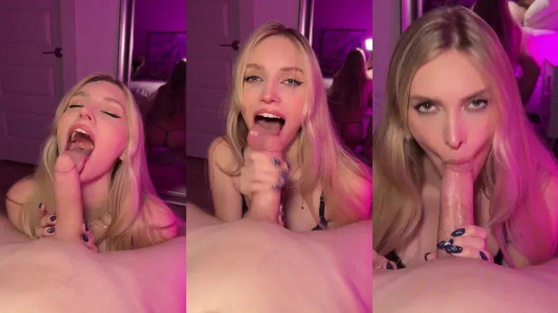 Novaruu Onlyfans Leaked Video Teasing Sloppy Blowjob Action