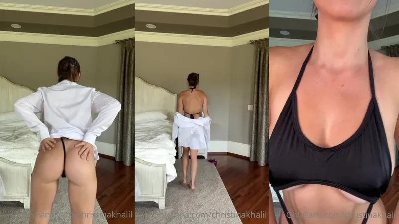 Christina Khalil Teases Huge Juggs in Leaked Titty Squeezing Video