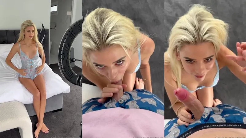 Utahjaz Teases Cock-Sucking Skills in Leaked Video