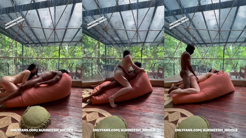 Auhneesh Nicole Stars in Steamy Greenhouse Sex Tape Video