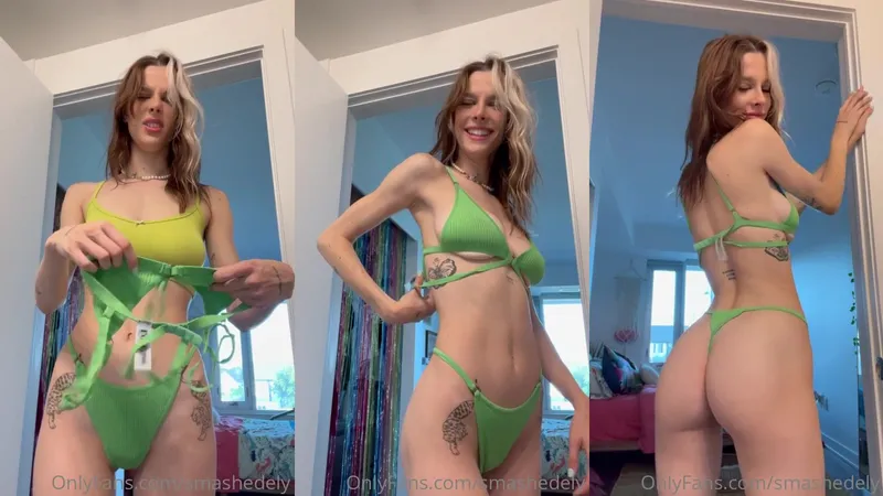 Ashley Matheson Teases With Nip Slip Bikini Try On Video Leaked