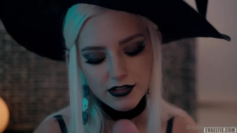 Eva Elfie Stars in Leaked Halloween Witch Fuck Fest Video