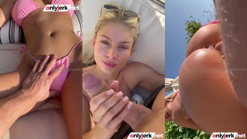 Molly Mercedes Teases Cock Poolside in Greece Sex Video