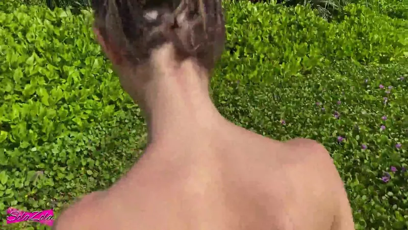 SolaZola Teases Cock Sucking Skills on Busy Beach in Leaked Video