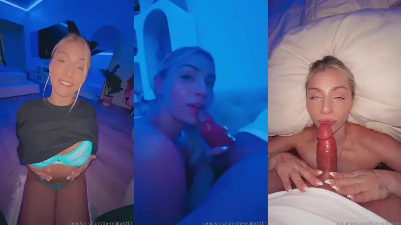 Therealbrittfit Teases Dick POV Style till Explosive Facial Money Shot Video