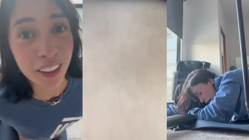 Veronica Perasso My Sweaty Trainer Fills Me Up In Steamy Creampie Video