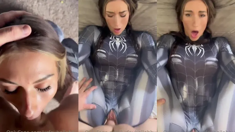 Noturhoneybb Teases in Spiderman Cosplay Fuck Video