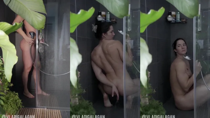 Vladislava Galagan Leaked Video Teasing Nude in the Shower