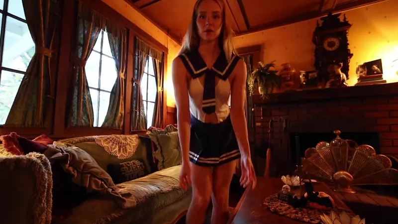 Caroline Zalog Teases Her Naughty Costume Collection in Leaked Try-On Video