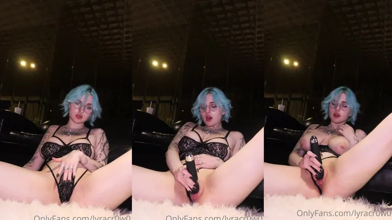 Lyra Crow Teases with Her Vibrator in Leaked Solo Play Video