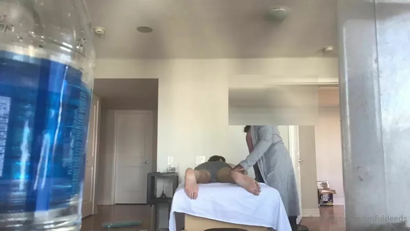 Sinfuldeeds Ebony Masseuse 1st XXX Session Video Exposed