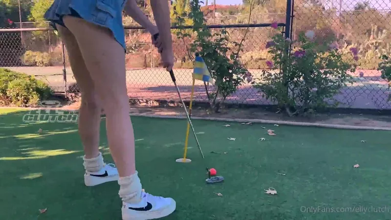 Elly Clutch Teases on the Golf Course in Leaked Sex Tape Video