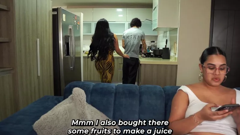 Banging My Girlfriends Busty Buddy with a Kitchen Fuck Fest Video