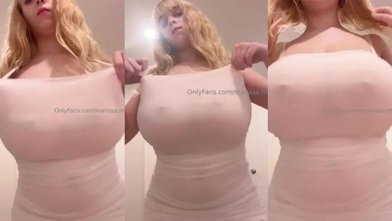 Marissa Munoz Nips Poking Through Her Dress in Leaked Video