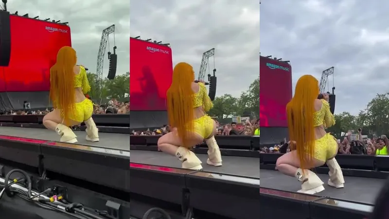 Ice Spice Teases in Revealing Outfit During Her Wild Concert Video