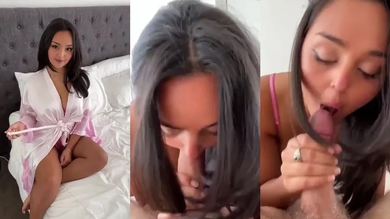 Kira Kattan Teases in Pink Lingerie POV Cock Sucking Video