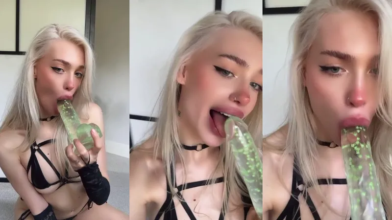 Ariesiatv Teases with POV Dildo Sucking Action in Leaked Video