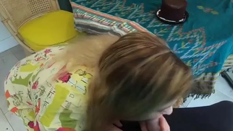 Stepmom surprises virgin stepson with his first ever hardcore fuck video