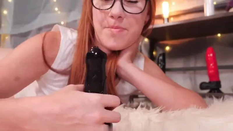 Ginger Asmr Teases Gets Pounded While Playing With Her Dildo In Leaked Wolf Hud Video