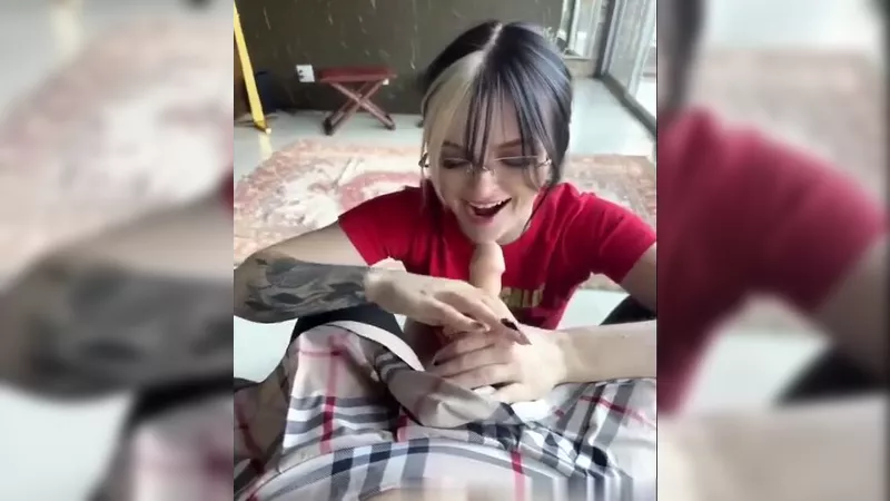 Peachjars Leaked POV Cock Tease Video with Sloppy Porn Action