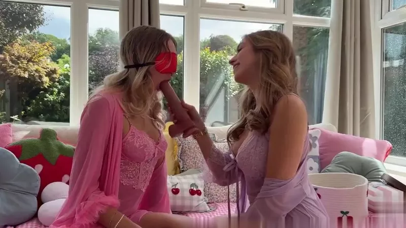 Mads And Kitty Marie Sextape Video Leaked Teasing Messy Facial Fun