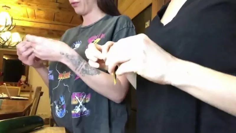 Fk2 Life With Bbmarie Nude Lesbians Go Wild Using Zucchini Dildos In Kinky Kitchen Fuck Video