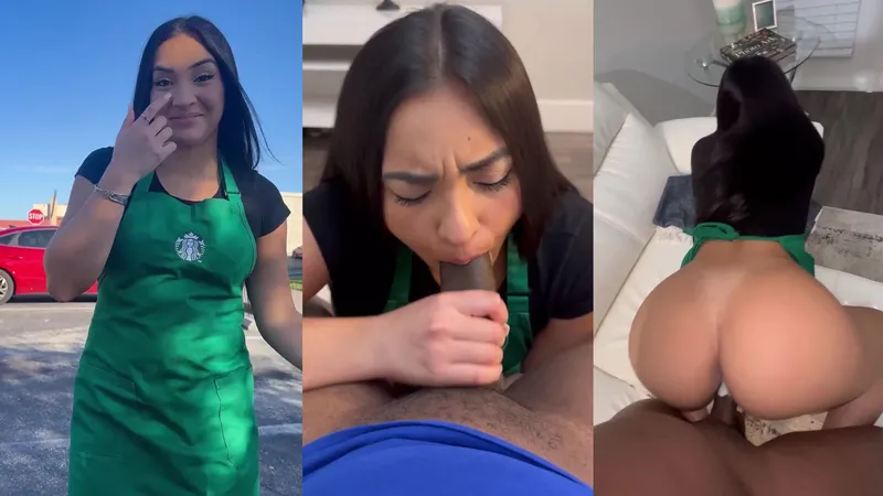 UrLocalModel BBC Fuck Video at Starbucks