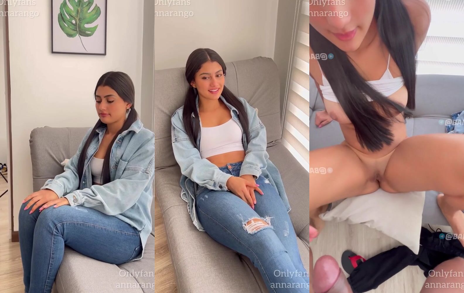 Anna Arango spreads her legs for a steamy therapy session in this wild fuck video