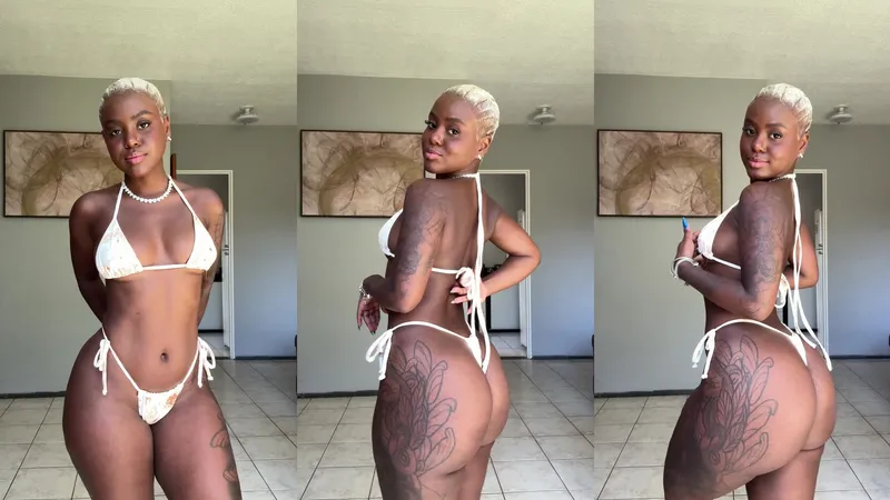 I love this white bikini