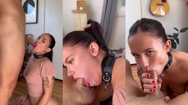 IrisxJase Slams Her Throat Deep in Rough Facefucking Video