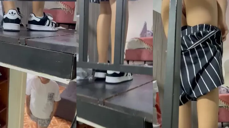 Do you want to accidentally see my pussy in your face or bouncing on your cock?