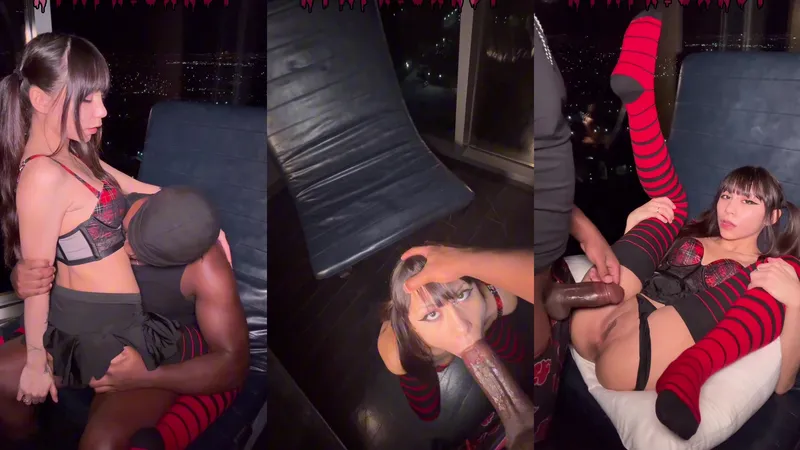 CandyNymph rides a massive fat cock in this steamy fuck video