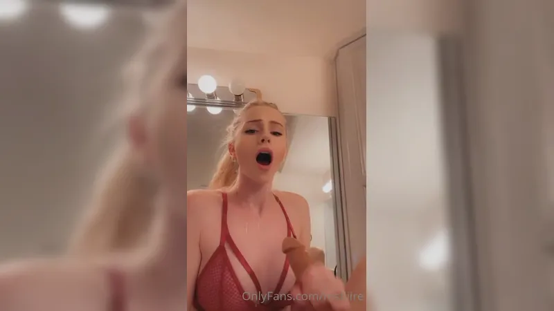 MsFiiire Dildo Deepthroat Blowjob Leaked Video