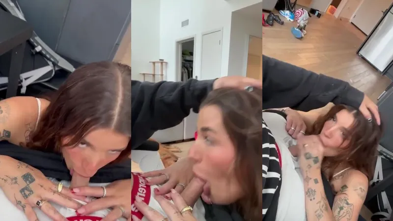 Arikytsya Gives A Blowjob In The Living Room