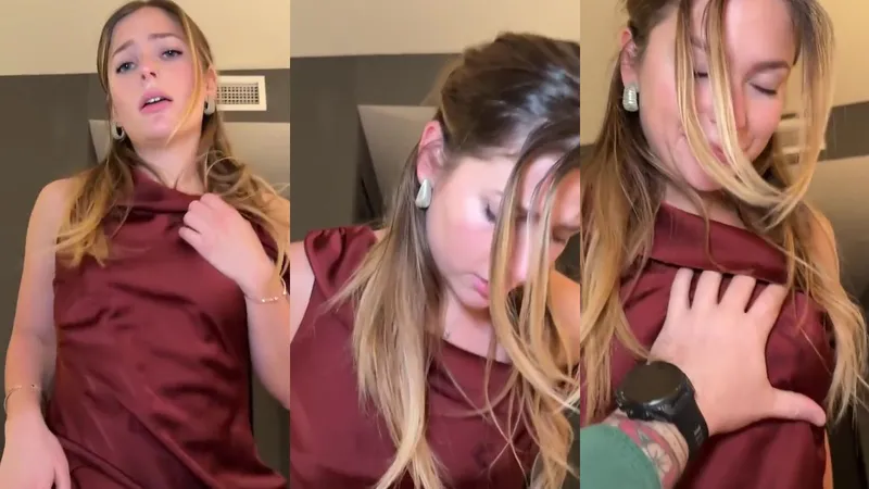 Princess Jess Sneaky Sex Nipple Piercing Cowgirl Ride