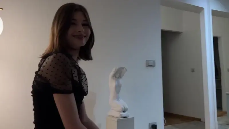 Kimmy Lovely Receives A Creamy Pussy Filling