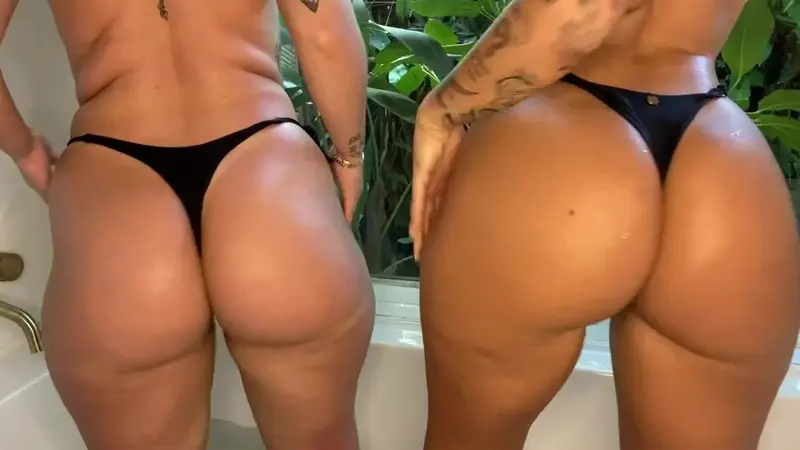 Holly brougham hot shower show with a girl  2
