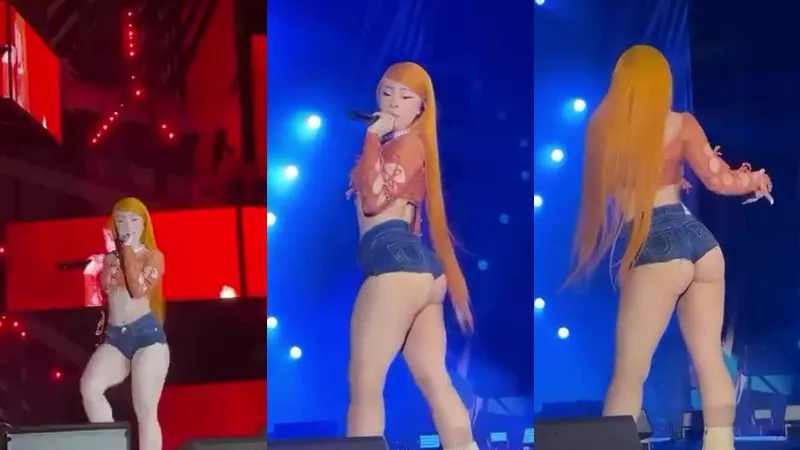 Ice Spice Wiggles Her Plump Butt Onstage In Leaked Clip